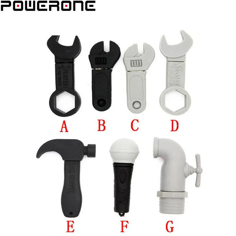 POWERONE Tool mechanical wrench hammer tool USB flah drive Pendrive 4GB 8GB 16GB 32GB 64GB microphone pen drive U disk gifts
POWERONE Tool mechanical wrench hammer tool USB flah drive Pendrive 4GB 8GB 16GB 32GB 64GB microphone pen drive U disk gifts