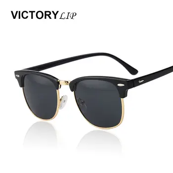 VictoryLip Classic Half Rims Mirror Fashion Sunglasses Men Women UV Protect 100% Rivet Sun Glasses Male Female Shades Vintage
VictoryLip Classic Half Rims Mirror Fashion Sunglasses Men Women UV Protect 100% Rivet Sun Glasses Male Female Shades Vintage