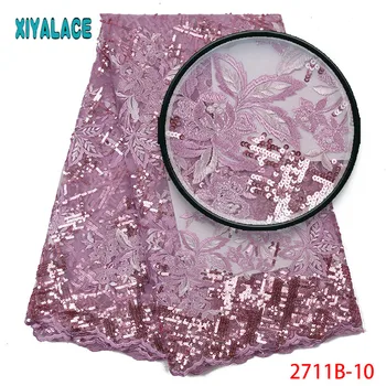 Nigerian Sequins Lace Fabric High Quality French Tulle Lace Fabric Embroidery For Afridan French Bridal Lace 2711b
Nigerian Sequins Lace Fabric High Quality French Tulle Lace Fabric Embroidery For Afridan French Bridal Lace 2711b