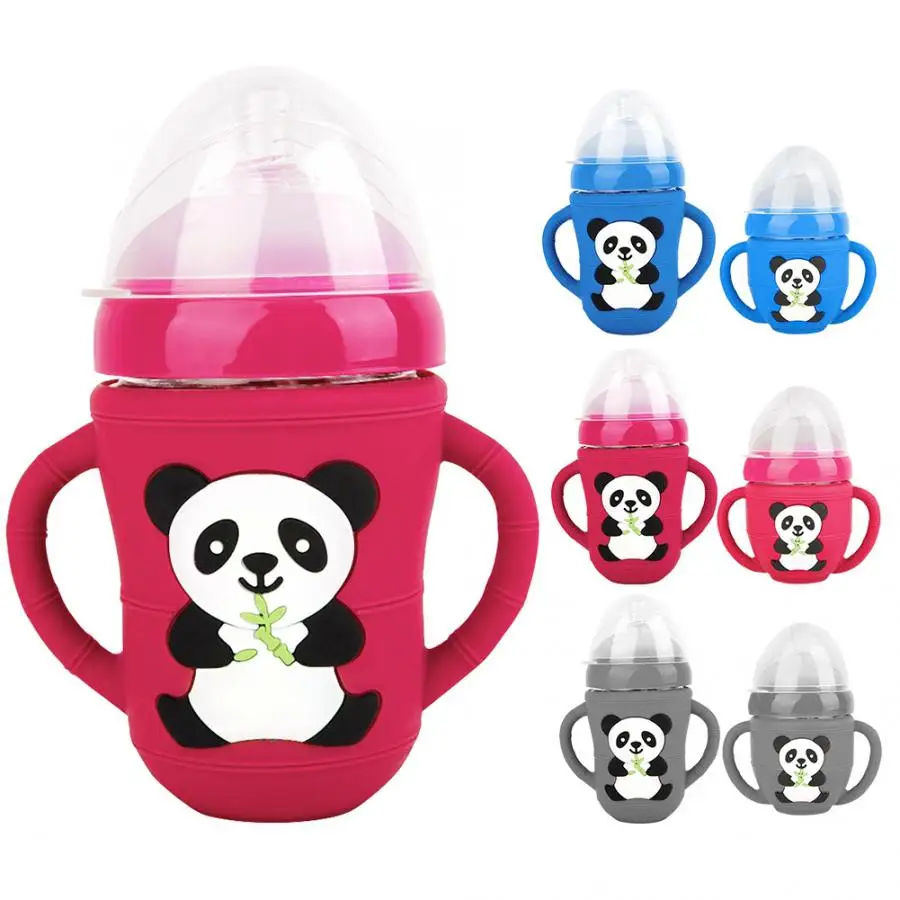 Baby BPA-Free Glass Milk Bottle Newborn Wide-Neck Anti Explosion Water Bottle Cartoon Panda Baby Feeding Bottles
Baby BPA-Free Glass Milk Bottle Newborn Wide-Neck Anti Explosion Water Bottle Cartoon Panda Baby Feeding Bottles