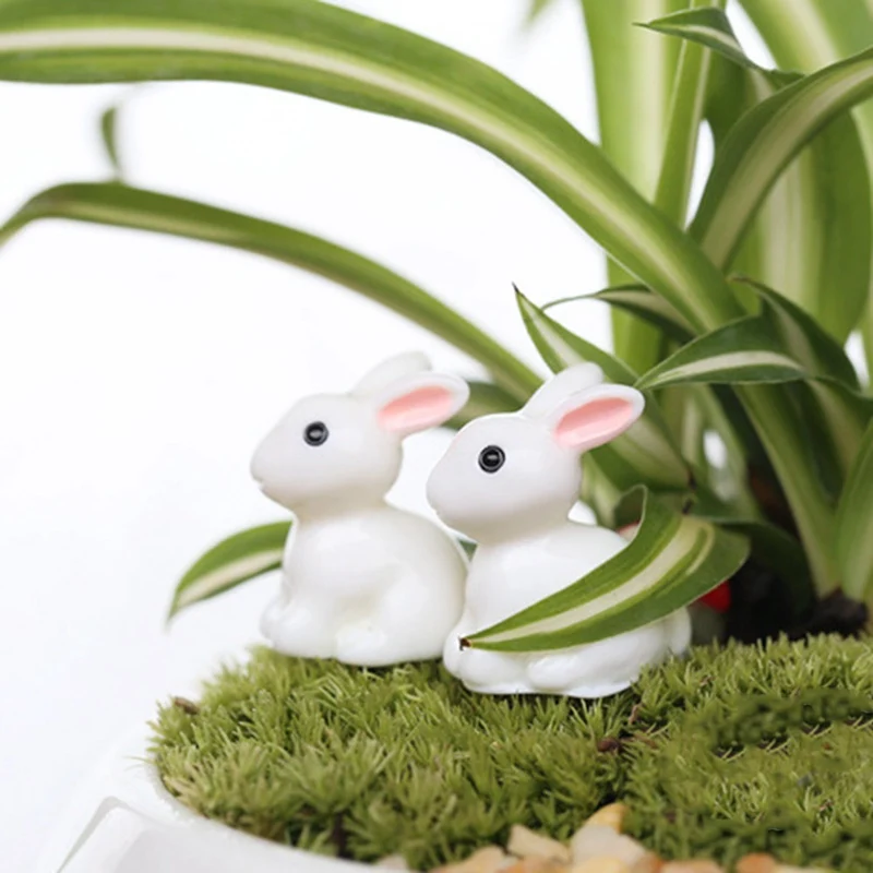 Mini Rabbit Garden Ornament Miniature Figurine Plant Pot Fairy Synthetic Resin Hand-painted Rabbit Decoration Kids Gift Easter
Mini Rabbit Garden Ornament Miniature Figurine Plant Pot Fairy Synthetic Resin Hand-painted Rabbit Decoration Kids Gift Easter