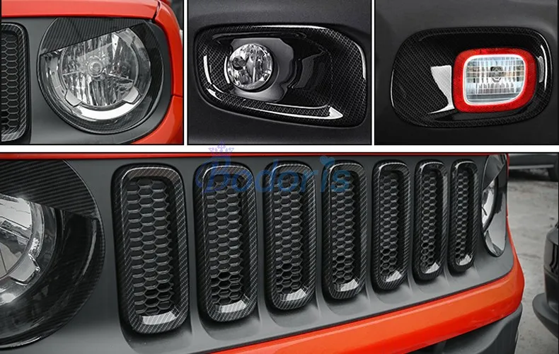 Carbon Fiber Color Light Fog Lamp Mirror Wiper Daylight Handle Exterior Garnish Trim Car Styling For Jeep Renegade Accessories
Carbon Fiber Color Light Fog Lamp Mirror Wiper Daylight Handle Exterior Garnish Trim Car Styling For Jeep Renegade Accessories