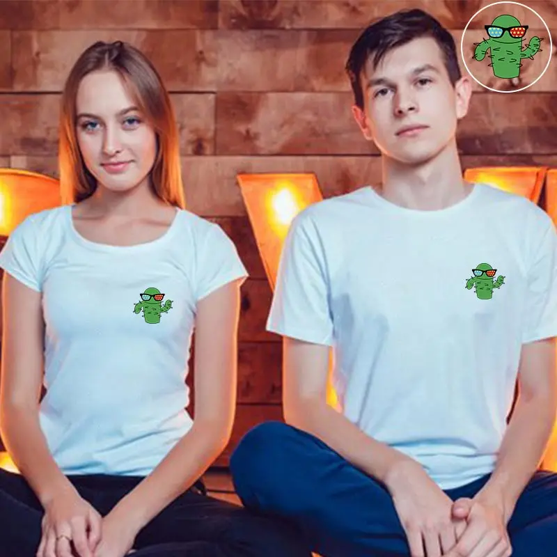 Cactus Printed Couples T-Shirt short sleeve summer lover matching clothes cotton funny korean style white tees clothes women man
Cactus Printed Couples T-Shirt short sleeve summer lover matching clothes cotton funny korean style white tees clothes women man
