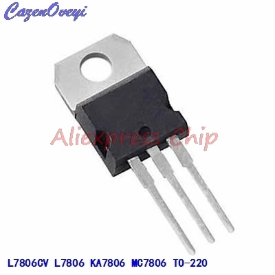 

1pcs/lot L7806CV L7806 KA7806 MC7806 Voltage Regulator 6V 1.2-1.5A TO-220 new original In Stock