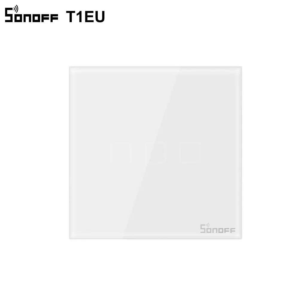 SONOFF Новый T1EU Wifi смарт переключатель сенсорный экран Дистанционное