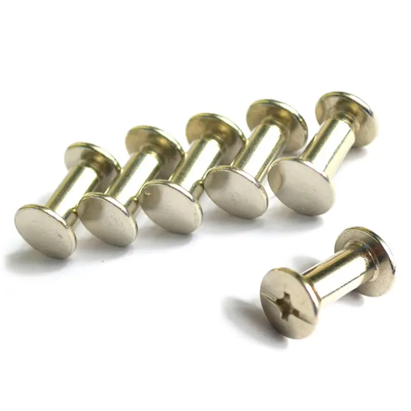 10PCS Nickel Binding Chicago Screws Nail Rivets Photo Album Leather Craft TB Sale 
10PCS Nickel Binding Chicago Screws Nail Rivets Photo Album Leather Craft TB Sale