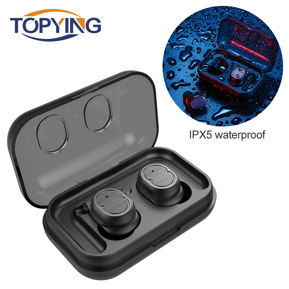 Mini Bluetooth 5.0 Earphone Touch Control Stereo couteurs tws IPX5 Waterproof Wireless Earbuds with Charging box for Pho
Mini Bluetooth 5.0 Earphone Touch Control Stereo couteurs tws IPX5 Waterproof Wireless Earbuds with Charging box for Pho