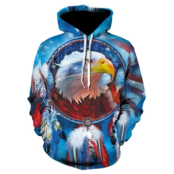 Colorful eagle print 3D hoodie fashionable men's and women's sport street wear skateboard thin sweatshirt pullovers
Colorful eagle print 3D hoodie fashionable men's and women's sport street wear skateboard thin sweatshirt pullovers