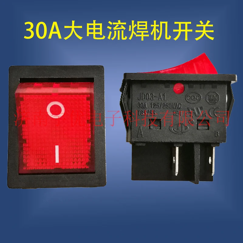 JD03-A1 30A Electric Welding Machine Heating Table Silver Contact High Power Ship-type Switch with 4-foot Lamp
JD03-A1 30A Electric Welding Machine Heating Table Silver Contact High Power Ship-type Switch with 4-foot Lamp