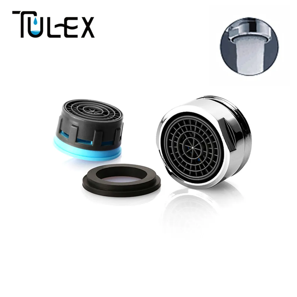 TULEX Water Saving Faucet Aerator 24MM Male Thread 8L/Min Crane Nozzle Attachment Spout Bubbler Tap Filter Bathroom Accessories
TULEX Water Saving Faucet Aerator 24MM Male Thread 8L/Min Crane Nozzle Attachment Spout Bubbler Tap Filter Bathroom Accessories