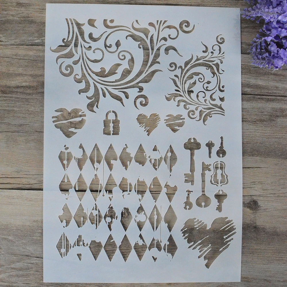 DIY Craft Layering Stencil For Wall Painting Scrapbooking Stamping Album Decorative Embossing Paper Card Harlequin Template
DIY Craft Layering Stencil For Wall Painting Scrapbooking Stamping Album Decorative Embossing Paper Card Harlequin Template