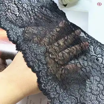3y/lot 16.50cm High quality black shimmer elastic lace trim lingerie acce trim DIY crafts garment material
3y/lot 16.50cm High quality black shimmer elastic lace trim lingerie acce trim DIY crafts garment material