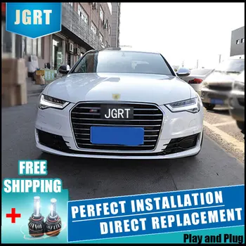 Car Styling Headlight assembly 2012-2016 for Audi A6L DoubleU Angel Eye LED DRL Lens Double Beam H7 hid kit with 2pcs.
Car Styling Headlight assembly 2012-2016 for Audi A6L DoubleU Angel Eye LED DRL Lens Double Beam H7 hid kit with 2pcs.