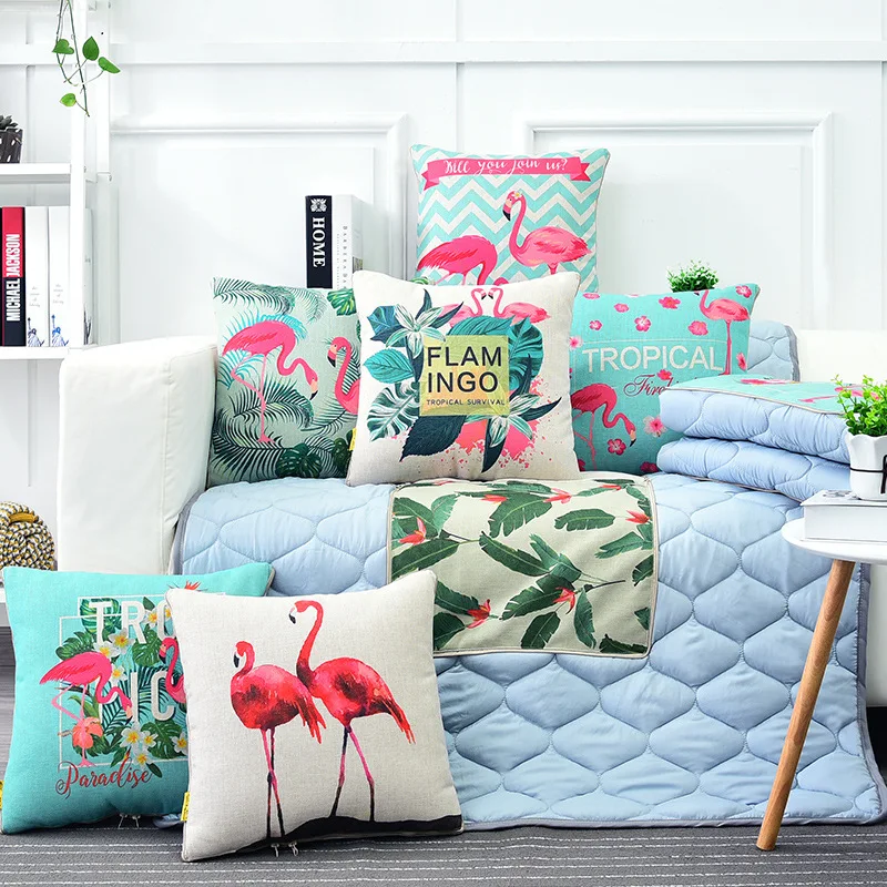 Dual Use 2 in 1 Cushion Blanket Flamingo Quilting Pillow Quilt Blue Washed Cotton Linen Summer Stylish Practical Office Car
Dual Use 2 in 1 Cushion Blanket Flamingo Quilting Pillow Quilt Blue Washed Cotton Linen Summer Stylish Practical Office Car