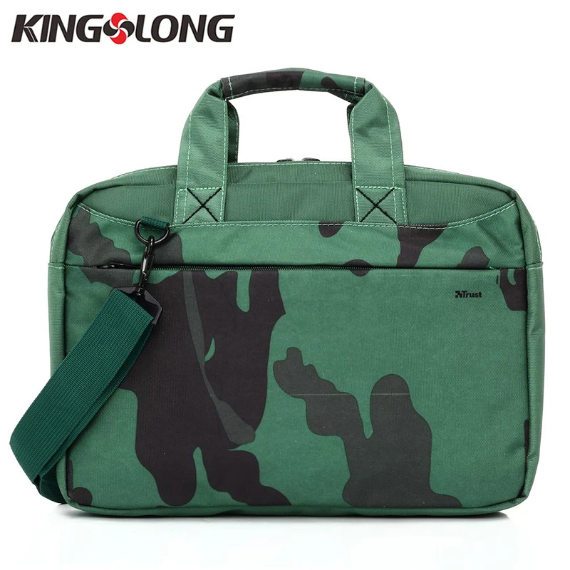 

KINGSLONG 13 inch Laptop Computer Notebook handbag Camouflage Fashion Bag for Men Business Briefcase Shoulder Messenger Bag