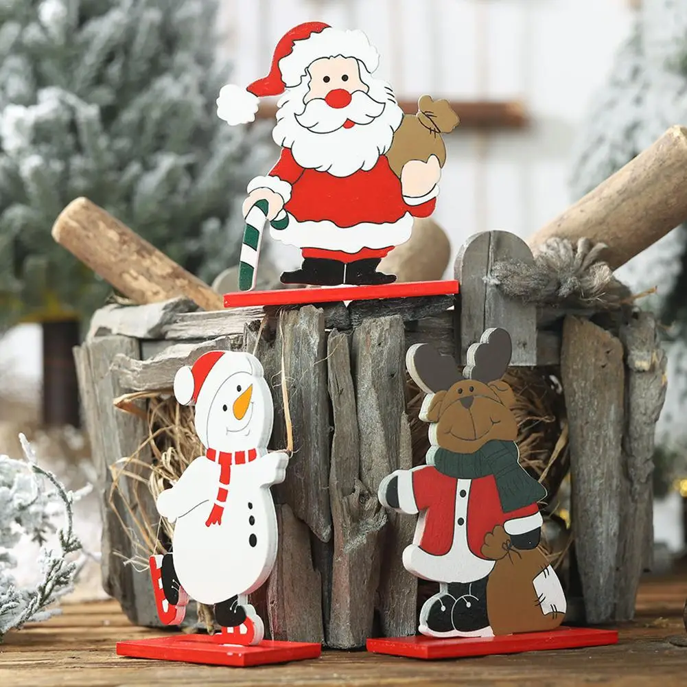 Christmas Wooden Painted Decoration Old Man Snowman Elk Desktop Small Ornaments Detachable for Home Party Decor Kids Gift Home
Christmas Wooden Painted Decoration Old Man Snowman Elk Desktop Small Ornaments Detachable for Home Party Decor Kids Gift Home