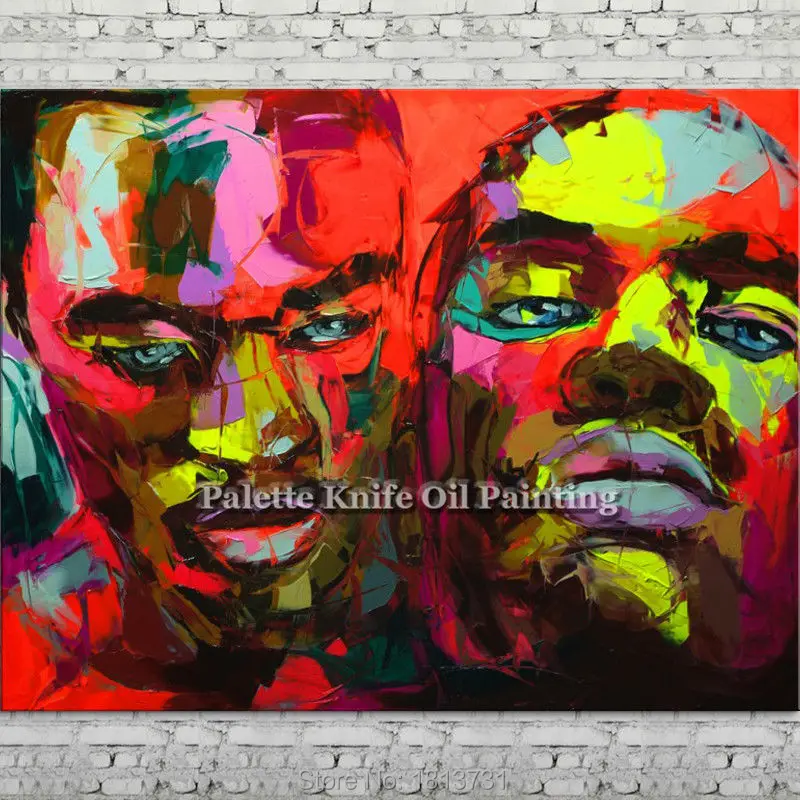 Palette knife portrait Face Oil painting Character figure canva Hand painted Francoise Nielly wall Art picture for living room79
Palette knife portrait Face Oil painting Character figure canva Hand painted Francoise Nielly wall Art picture for living room79