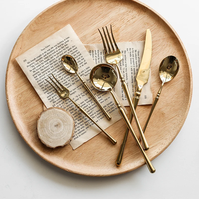 1pc Dinnerware Set 304 Stainless Steel Silver Gold Cutlery Set Knife Fork Set Soup Flatware Tableware Silverware Drop Shipping
1pc Dinnerware Set 304 Stainless Steel Silver Gold Cutlery Set Knife Fork Set Soup Flatware Tableware Silverware Drop Shipping