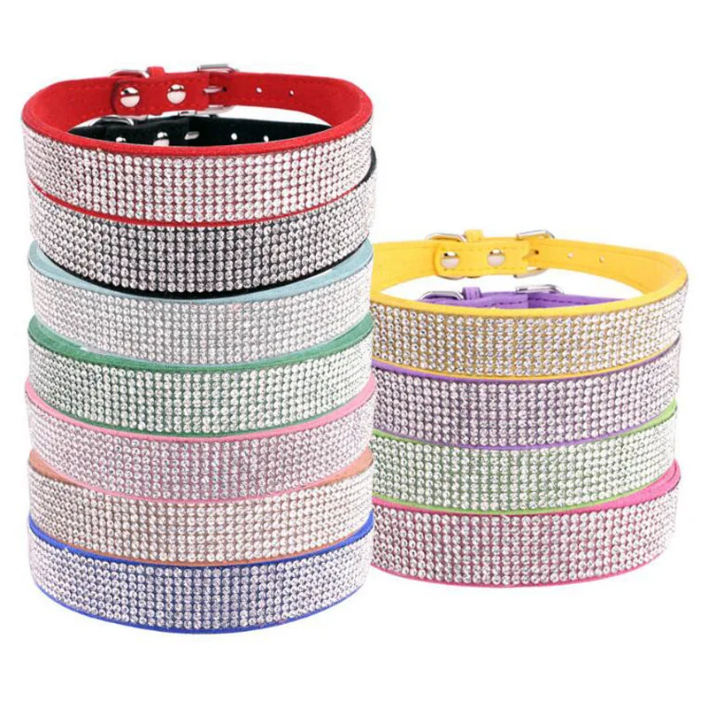 Pet Dogs Collar Harness Bling Rhinestone XXS XS S M L XL XXL Crystal Diamond Puppy Collar Dog Collars Pets Supplies
Pet Dogs Collar Harness Bling Rhinestone XXS XS S M L XL XXL Crystal Diamond Puppy Collar Dog Collars Pets Supplies