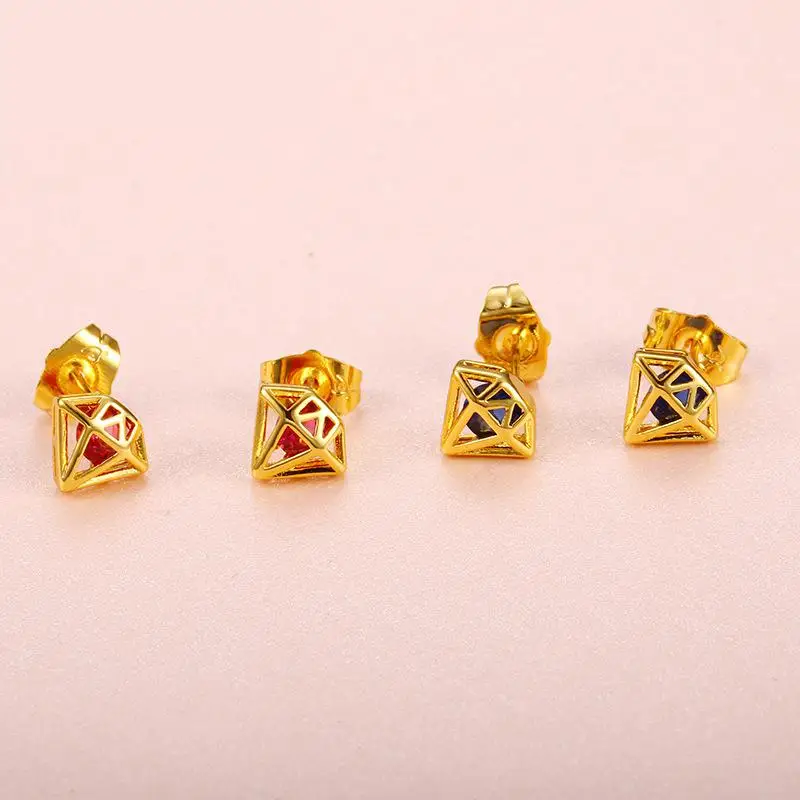 Geometric Red And Blue Small Jewelry Factory Direct Selling earring Fashion Jewelry Japanese And Korean LW12
Geometric Red And Blue Small Jewelry Factory Direct Selling earring Fashion Jewelry Japanese And Korean LW12