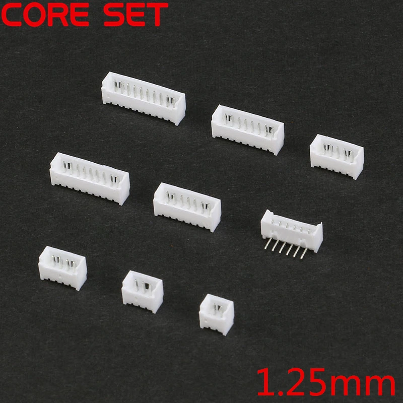 50pcs/lot 1.25mm Pitch Right Angle Pin Header Connector 2P 3P 4P 5P 6P 7P 8P 9P 10P For PCB
50pcs/lot 1.25mm Pitch Right Angle Pin Header Connector 2P 3P 4P 5P 6P 7P 8P 9P 10P For PCB
