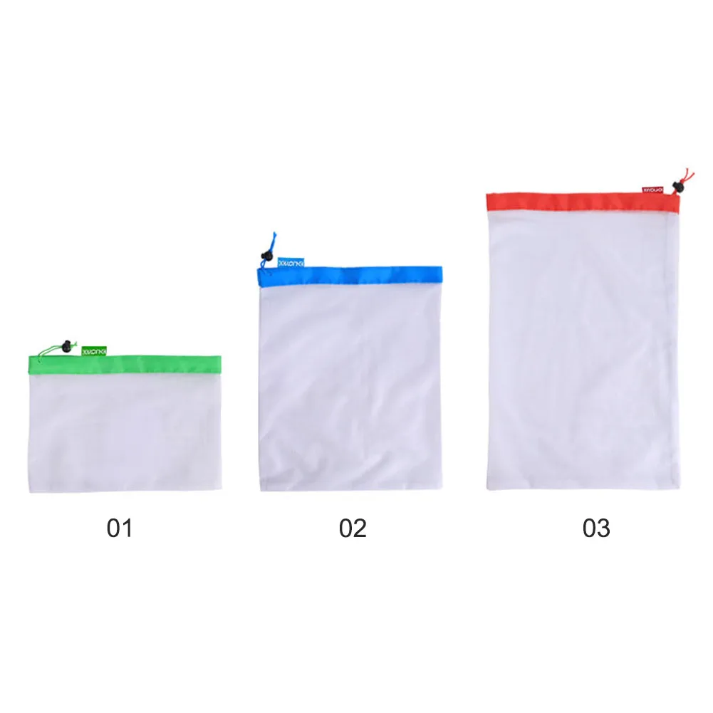 Reusable Mesh Produce Drawstring Bags Grocery Shopping Fruit Vegetable Toys Storage Bag Portable Breathable Washable Bag
Reusable Mesh Produce Drawstring Bags Grocery Shopping Fruit Vegetable Toys Storage Bag Portable Breathable Washable Bag