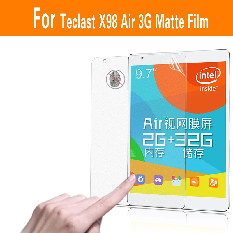 

Best front Anti-Glare screen protector matte film For Teclast X98 Air 3G 9.7" tablet anti-fingerprint screen protective films