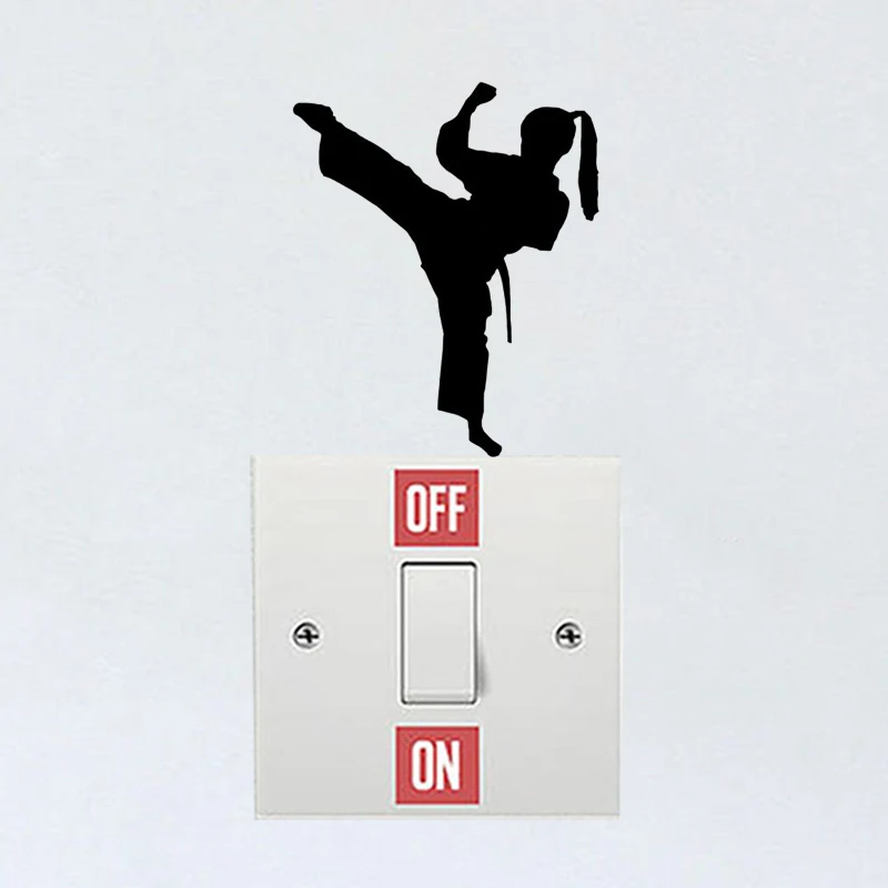 Silhouette Karate Female Sports Fashion Home Decor Wall Sticker Switch Decal 6SS0241
Silhouette Karate Female Sports Fashion Home Decor Wall Sticker Switch Decal 6SS0241