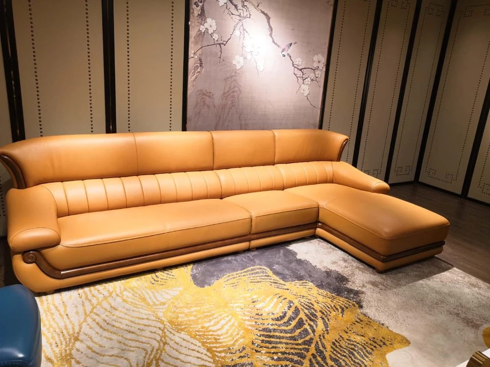 New design home Genuine leather sofa real leather sofa 3.55 meters length leather sofa New design home Genuine leather sofa real leather sofa 3.55 meters length leather sofa