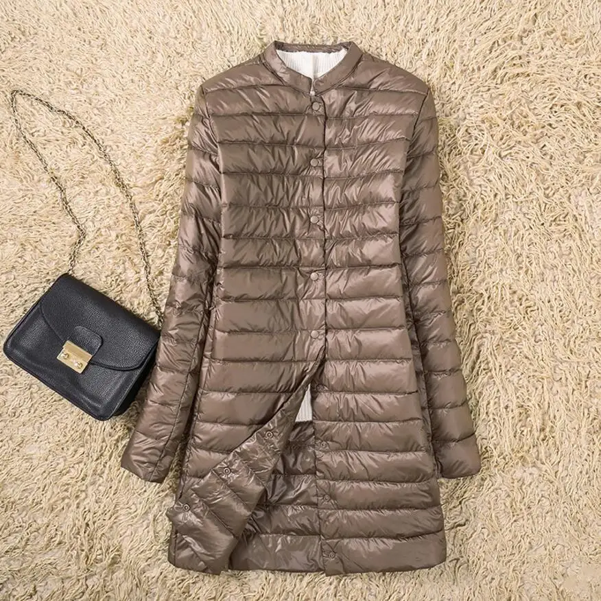 Spring Winter Women Ultra Light Down Long Jacket Casual Female Portable duck feather Coat Jackets Lightweight Parkas
Spring Winter Women Ultra Light Down Long Jacket Casual Female Portable duck feather Coat Jackets Lightweight Parkas