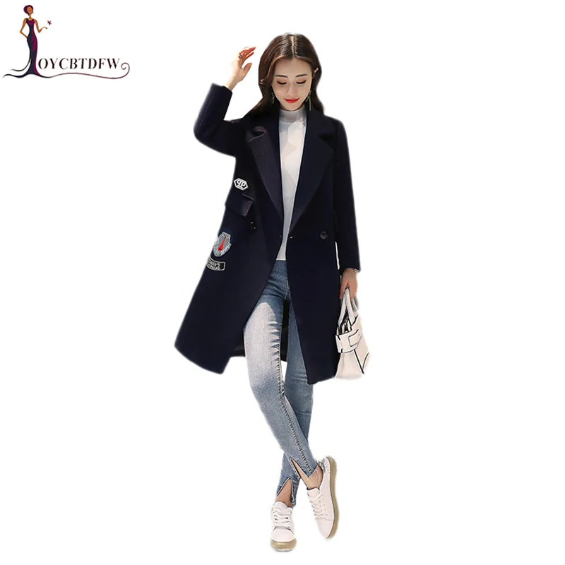 Autumn Winter Women Woolen Jacket 2018 New Fashion Thicker Outerwear Loose Slim Mediun long Woolen Coat Female DD453
Autumn Winter Women Woolen Jacket 2018 New Fashion Thicker Outerwear Loose Slim Mediun long Woolen Coat Female DD453