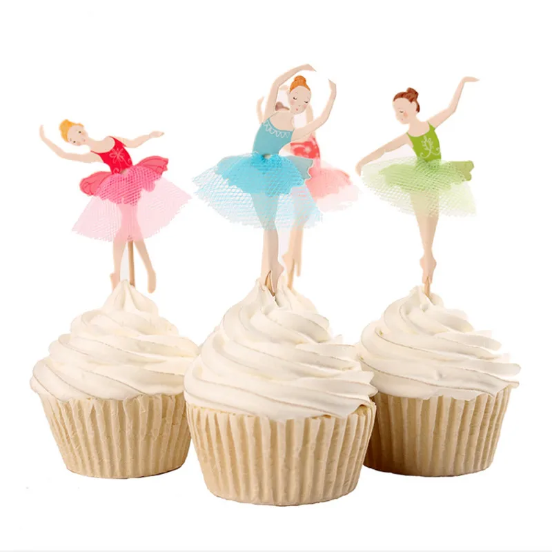 12pcs Ballet Girl Cake Toppers Paper Insert Rows Banner for Cup Cake Wrapper Baking Cup Wedding Birthday Tea Party Decoration-B
12pcs Ballet Girl Cake Toppers Paper Insert Rows Banner for Cup Cake Wrapper Baking Cup Wedding Birthday Tea Party Decoration-B