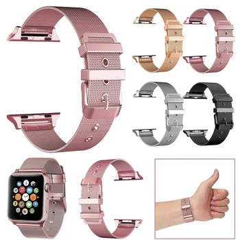 Milanese Strap for Apple Watch Band 42mm 38mm 40mm 44mm Stainless Steel Metal Bracelet Mesh Belt Watchband for iwatch Serise4321
Milanese Strap for Apple Watch Band 42mm 38mm 40mm 44mm Stainless Steel Metal Bracelet Mesh Belt Watchband for iwatch Serise4321