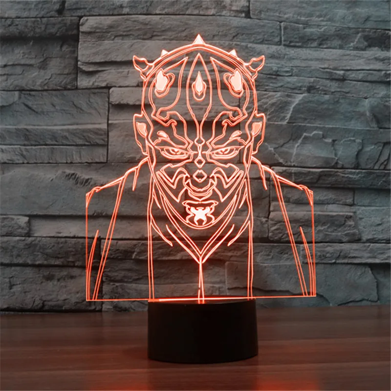 Darth Maul 3D Illusion Models periphery Night light For Fans Birthday Collection Toys Gifts
Darth Maul 3D Illusion Models periphery Night light For Fans Birthday Collection Toys Gifts