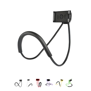 Neck Hang Style Phone Holder Lazy Person Bendable 360 Degree Rotation Mobile Stand Bracket Simple
Neck Hang Style Phone Holder Lazy Person Bendable 360 Degree Rotation Mobile Stand Bracket Simple
