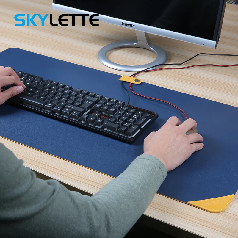Large Size PU Mouse Pad 600x300mm 800x400mm Soft Leather Mousepad Cable Buckle Waterproof Anti-slip Mouse Mat For Laptop Desktop 
Large Size PU Mouse Pad 600x300mm 800x400mm Soft Leather Mousepad Cable Buckle Waterproof Anti-slip Mouse Mat For Laptop Desktop