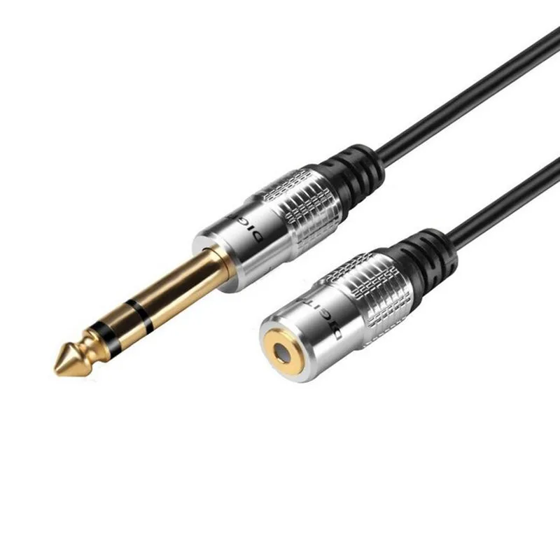 LBSC Aluminum 6.35mm 1/4 Inch Stereo Plug Male to 3.5mm Stereo Jack Female Socket Headphone Extension Cable - 1 Feet
LBSC Aluminum 6.35mm 1/4 Inch Stereo Plug Male to 3.5mm Stereo Jack Female Socket Headphone Extension Cable - 1 Feet
