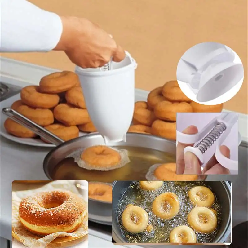 Cooking Donut Making Tool DIY Donut Making Artifact Creative Kitchen Dessert Gadget Cookie Fry Donut Cake Maker Mold Baking Tool
Cooking Donut Making Tool DIY Donut Making Artifact Creative Kitchen Dessert Gadget Cookie Fry Donut Cake Maker Mold Baking Tool
