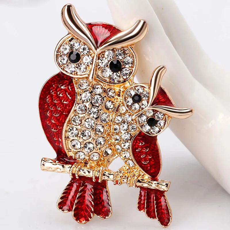 Owl Brooches Women Costume Jewelry Party Bridesmaid Gift for Her Beautiful Cute Rhinestone Brooch Lapel Pin
Owl Brooches Women Costume Jewelry Party Bridesmaid Gift for Her Beautiful Cute Rhinestone Brooch Lapel Pin