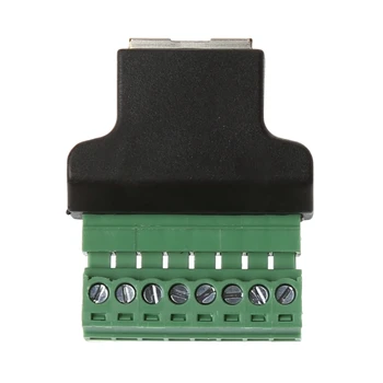 Ethernet RJ45 Female To 8Pin Screw Terminal Connector Adapter Cable For CCTV Digital DVR Drop ship qiang
Ethernet RJ45 Female To 8Pin Screw Terminal Connector Adapter Cable For CCTV Digital DVR Drop ship qiang