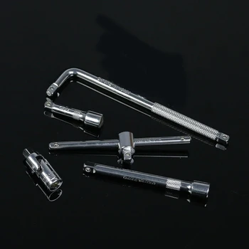 1/4" Drive Socket Ratchet Long Extension Bar & Adapter Wrench Socket Tool L Type Bent Rod T Handle Sliding Bar
1/4" Drive Socket Ratchet Long Extension Bar & Adapter Wrench Socket Tool L Type Bent Rod T Handle Sliding Bar