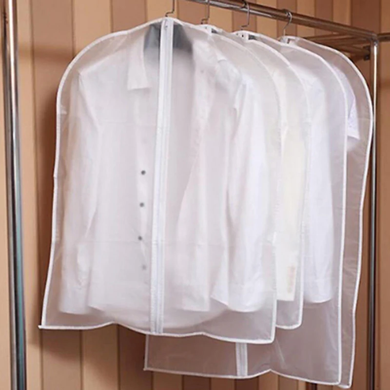 White Storage Bags Cover Clothes Protector Dress Suit Covers Garment Protection Overcoat Dustproof Plastic Storage Bag
White Storage Bags Cover Clothes Protector Dress Suit Covers Garment Protection Overcoat Dustproof Plastic Storage Bag