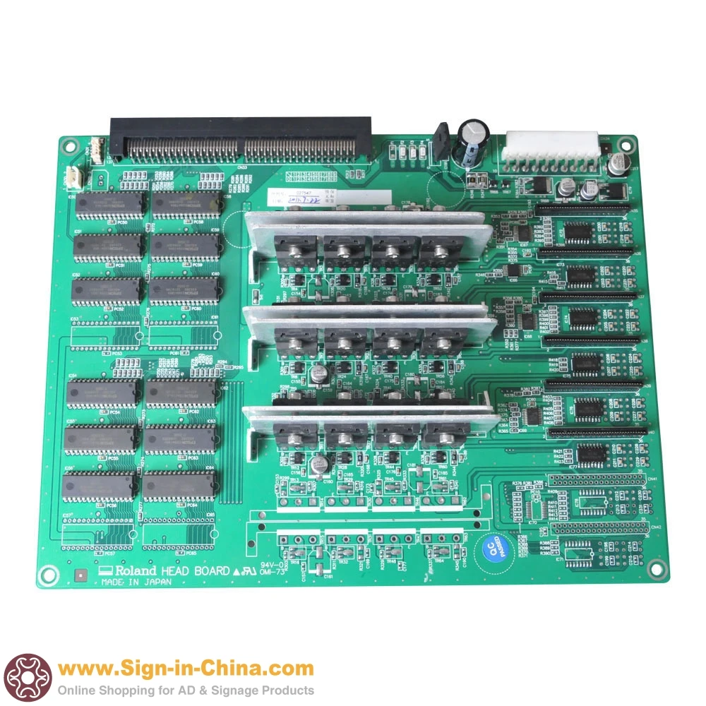 Generic Roland SJ-540 / SJ-740 / FJ-540 / FJ-740 Printer Print Head Board for 6 Heads - W811904020
Generic Roland SJ-540 / SJ-740 / FJ-540 / FJ-740 Printer Print Head Board for 6 Heads - W811904020