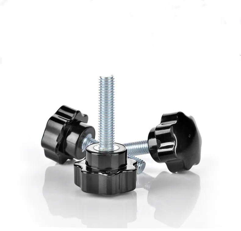 10pcs M5 M6 M8 M10 threaded plum-shaped fastening nut knob for rubber plastic head handle screw of industrial equipment
10pcs M5 M6 M8 M10 threaded plum-shaped fastening nut knob for rubber plastic head handle screw of industrial equipment