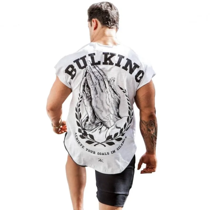 Newest Summer Brand Men Tees Curved Hem Bodybuilding t shirt Casual Print Gyms Stringers Clothing Fitness Male t shirt 3 Color
Newest Summer Brand Men Tees Curved Hem Bodybuilding t shirt Casual Print Gyms Stringers Clothing Fitness Male t shirt 3 Color