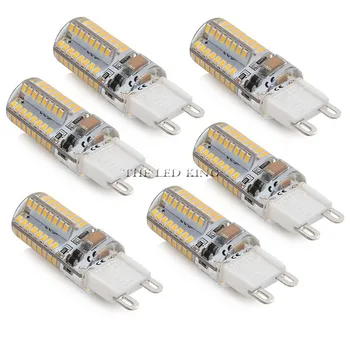 6PCS/lot mini G9 Led Bulb AC 220v 7W 9W 12W 15W 21W 48 64 96 104 152pcs SMD 3014 Silicone Body lamp Light
6PCS/lot mini G9 Led Bulb AC 220v 7W 9W 12W 15W 21W 48 64 96 104 152pcs SMD 3014 Silicone Body lamp Light