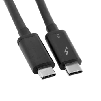 NGFF 2m Thunderbolt 3 USB-C USB 3.1 Male to Thunderbolt3 Male 40Gbps Cable for PC & Laptop
NGFF 2m Thunderbolt 3 USB-C USB 3.1 Male to Thunderbolt3 Male 40Gbps Cable for PC & Laptop