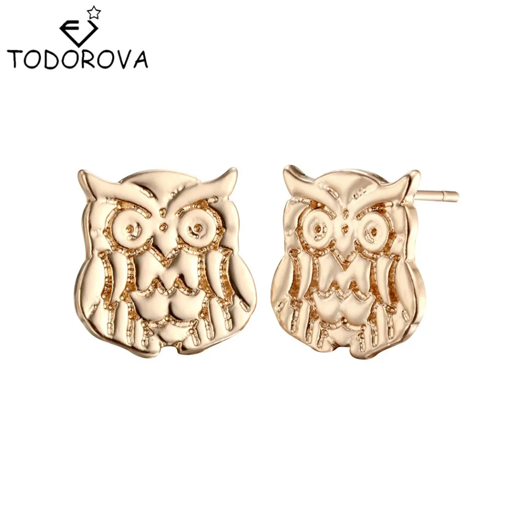 Todorova Animal Jewelry Silver Colour Brincos Baby Owl Gold Stud Earrings for Kid Brand Femme Bijoux Pendientes
Todorova Animal Jewelry Silver Colour Brincos Baby Owl Gold Stud Earrings for Kid Brand Femme Bijoux Pendientes