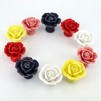 10PCS hand made red yellow pink white rose flower ceramic knobs handle cabinet pull kitchen cupboard knob kids drawer knobs
10PCS hand made red yellow pink white rose flower ceramic knobs handle cabinet pull kitchen cupboard knob kids drawer knobs