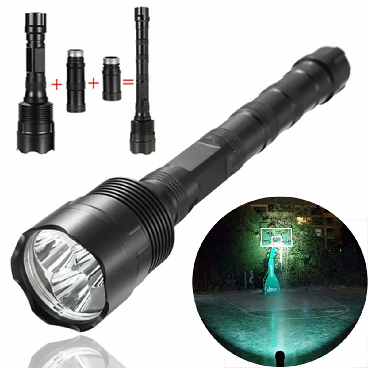 38000lm Smuxi Portable Work Lamp 2x t6 COB LED flashlight Magnetic zoomable Worklight 5 modes Rechargeable waterproof use 18650
38000lm Smuxi Portable Work Lamp 2x t6 COB LED flashlight Magnetic zoomable Worklight 5 modes Rechargeable waterproof use 18650